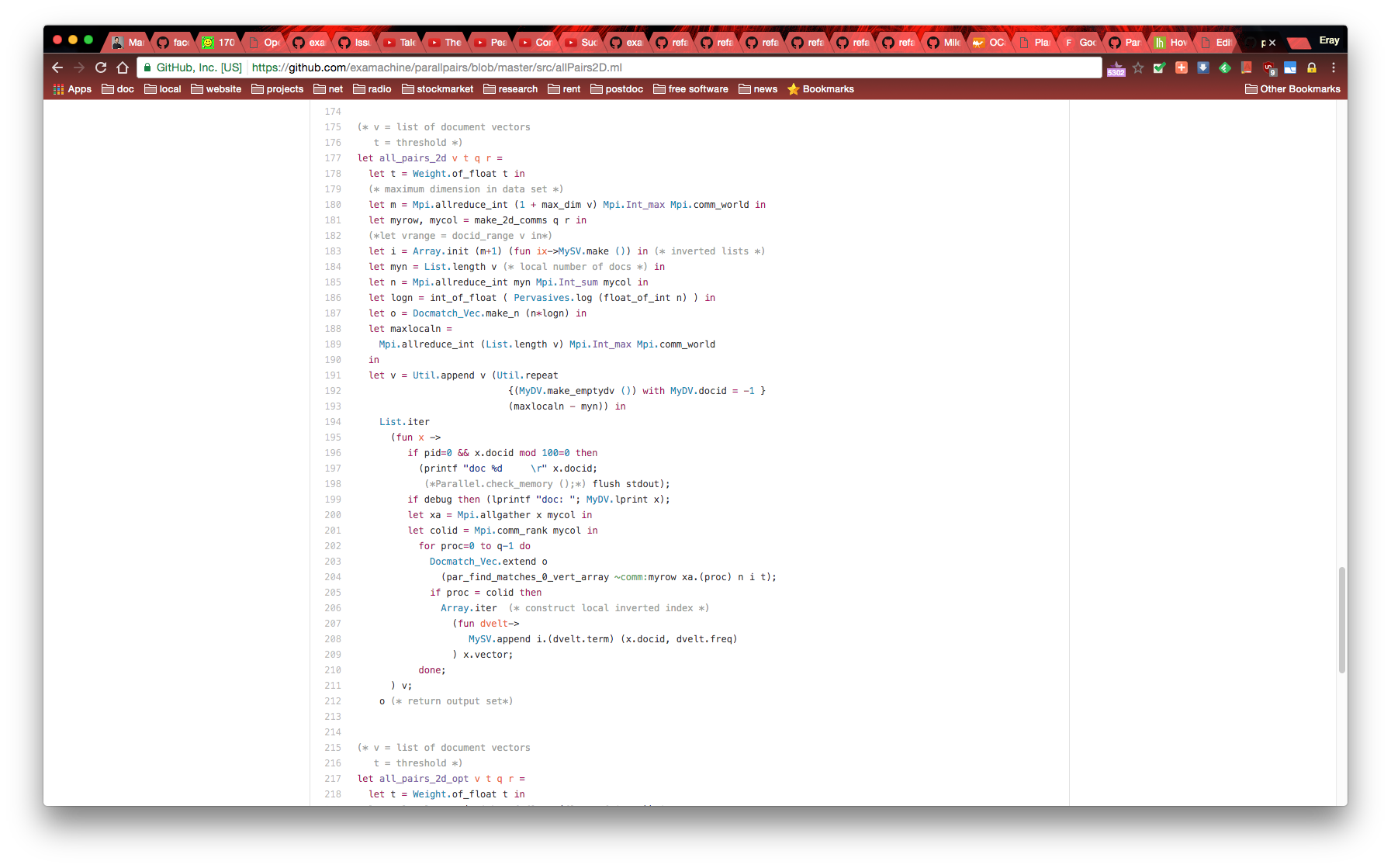 ANN: parallpairs